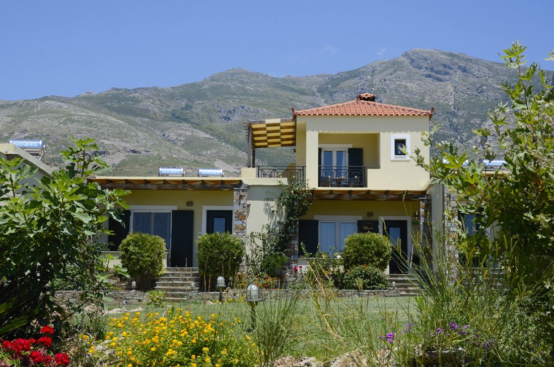 huize politia, karystos, zuid- evia