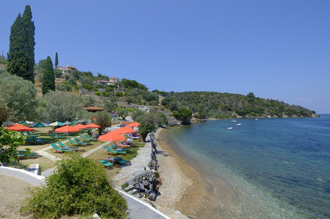 villa's elia en pefkos, kerveli op samos 