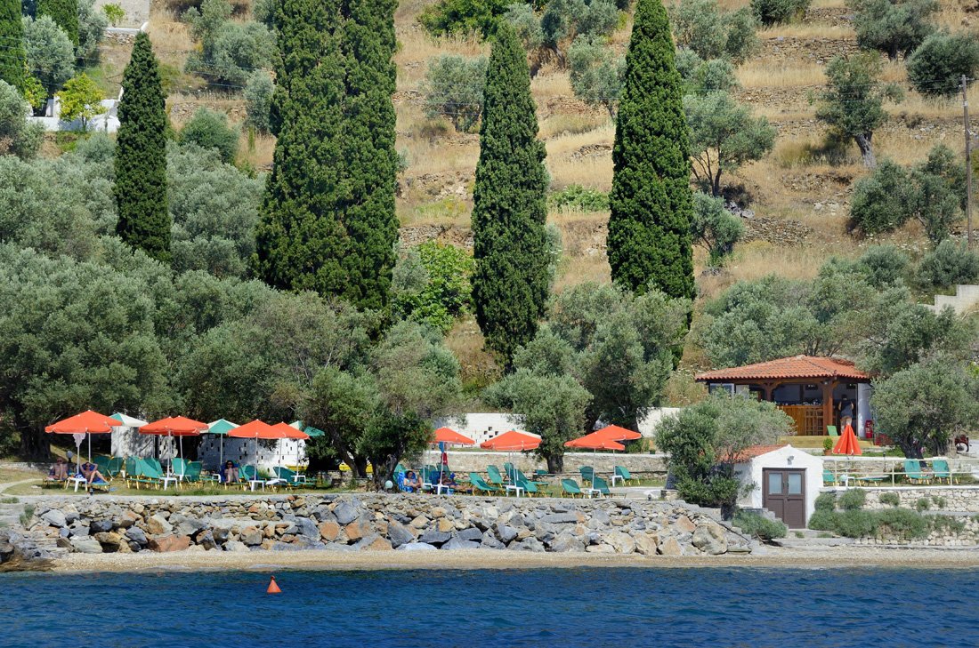 villa's elia en pefkos, kerveli op samos 