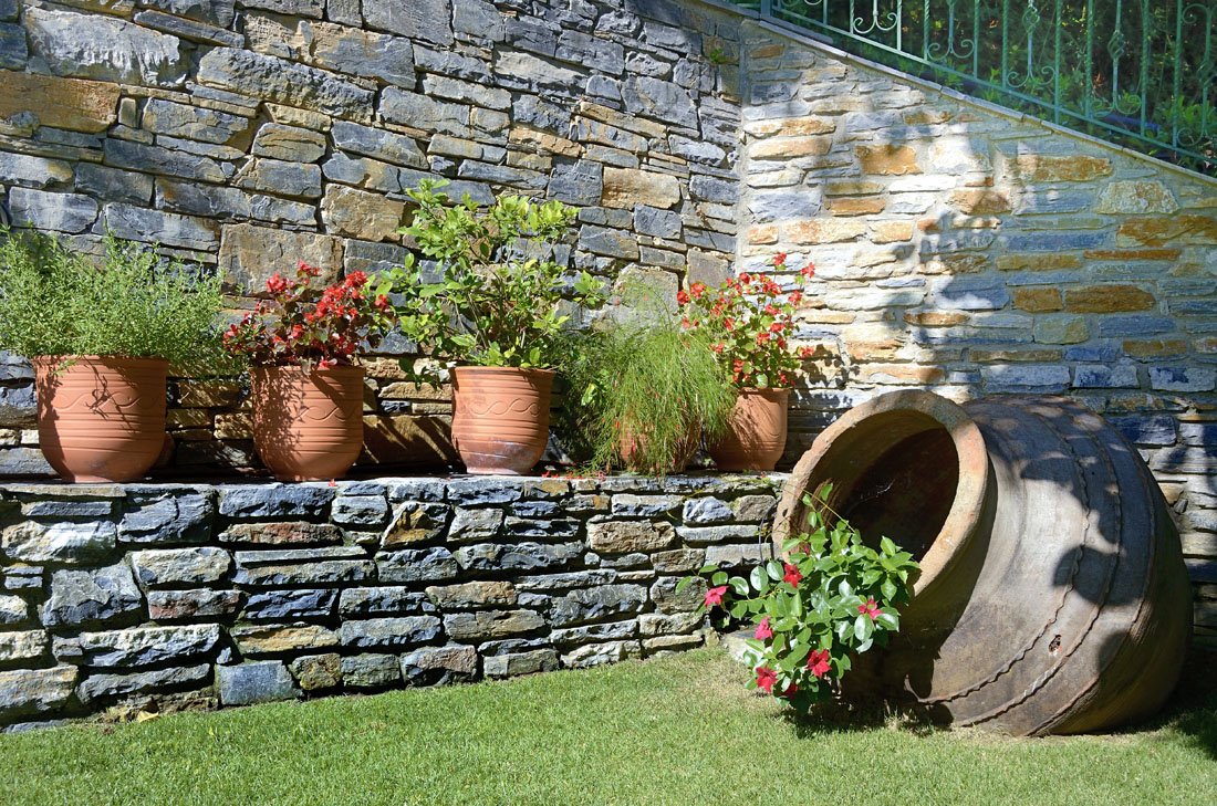 villa kerasia, milies op pilion