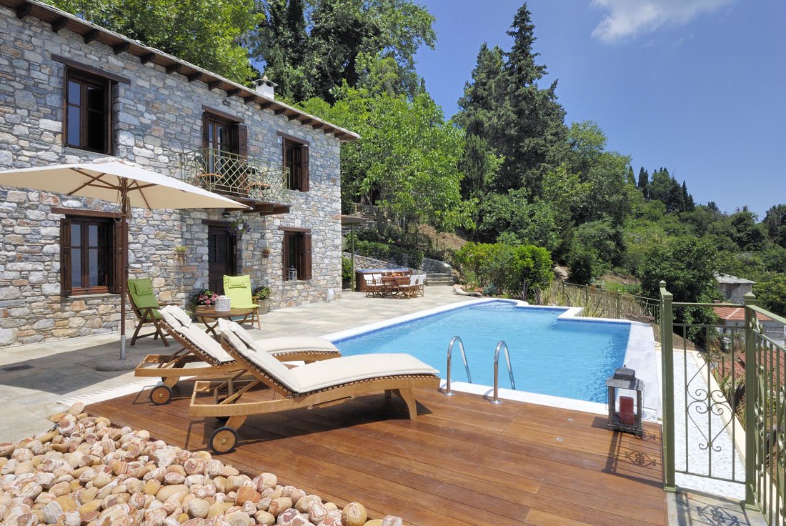 villa ortansia, milies op pilion