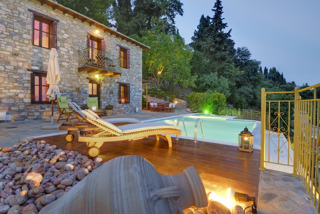 villa ortansia, milies op pilion