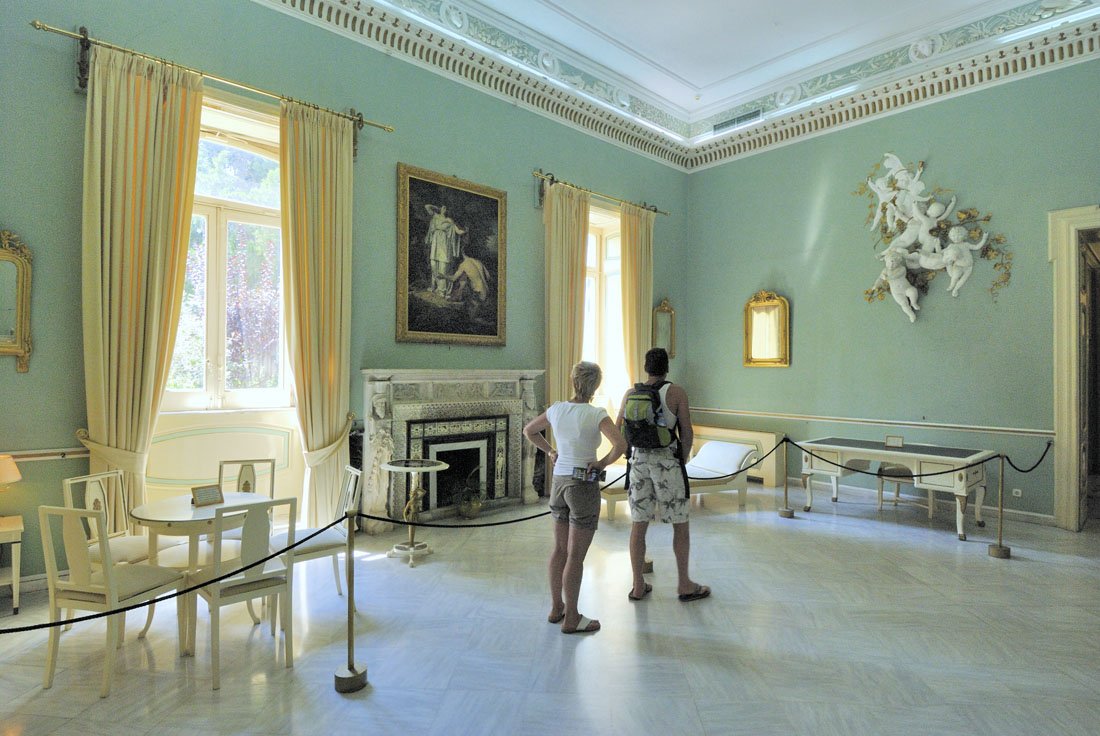 het paleis van sissi op corfu