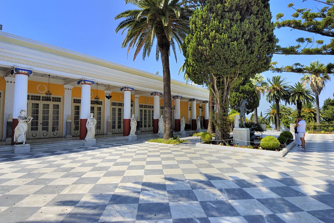 het paleis van sissi op corfu