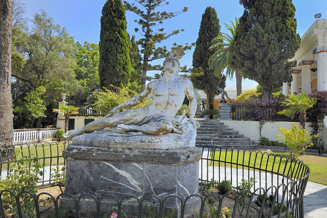 het paleis van sissi op corfu
