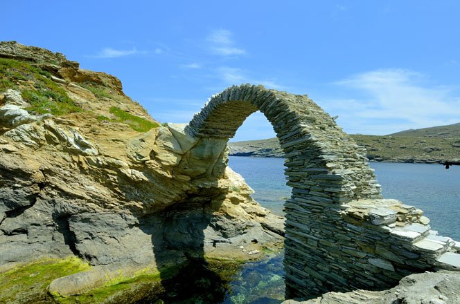 musea op andros, griekenland