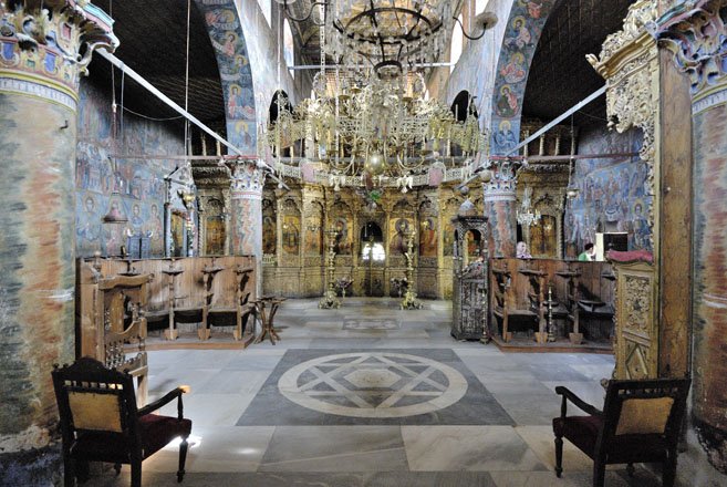 kerken en kloosters op lesbos, griekenland