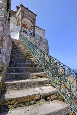 kerken en kloosters op lesbos, griekenland