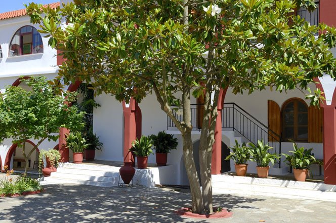 de drymona watervallen op evia, griekenland