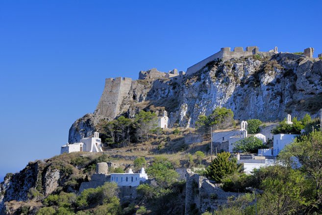 venetiaanse burcht op kythira, griekenland