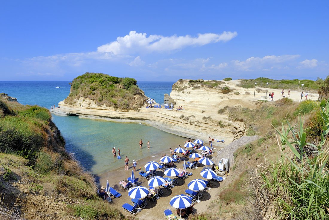 canal d'amour op corfu, griekenland