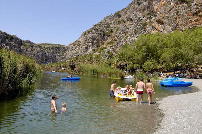 preveli op zuid-kreta, griekenland