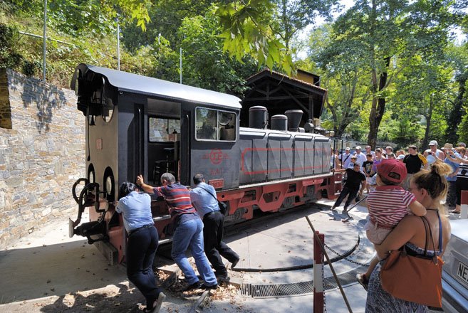 boemeltreintje van pilion, griekenland
