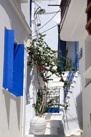 skopelos-stad, griekenland