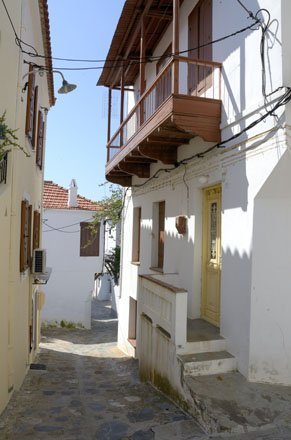 skopelos-stad, griekenland