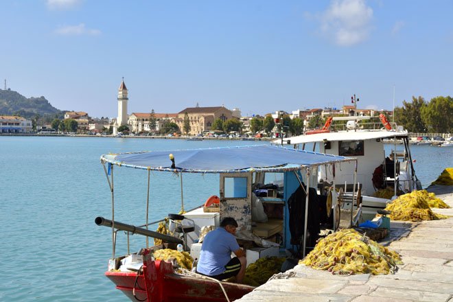 zakynthos-stad, griekenland