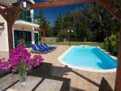 villa's sami beach, sami op kefalonia 