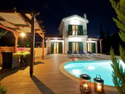 villa's sami beach, sami op kefalonia 