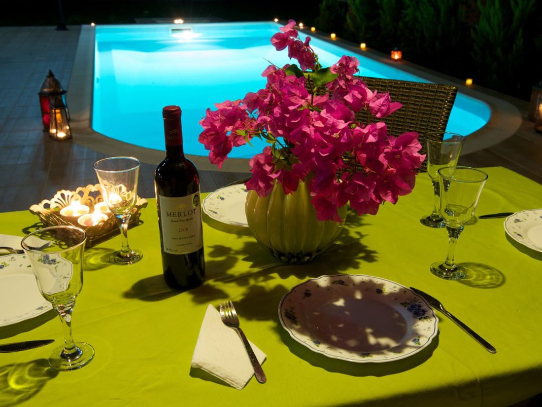 villa's sami beach, sami op kefalonia 