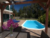 villa's sami beach, sami op kefalonia 