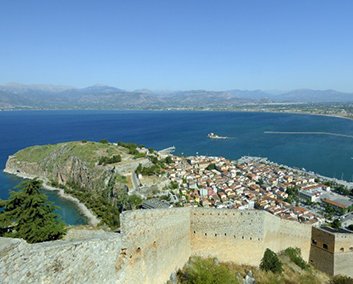Nafplion op Andros in Griekenland