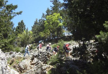 wandelen op west-kreta, griekenland