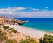 Het dorp Rodakino op Zuid-Kreta