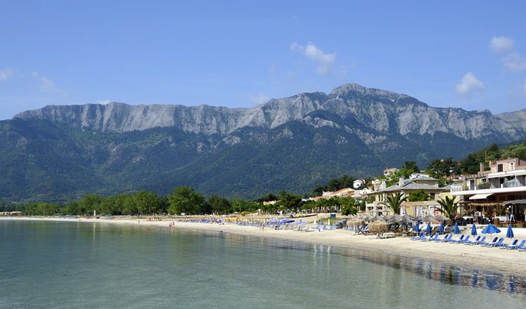 het dorp golden beach op thassos