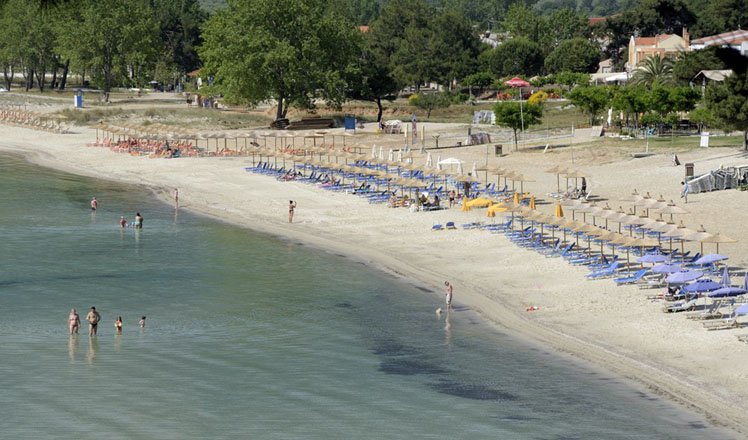 het dorp golden beach op thassos