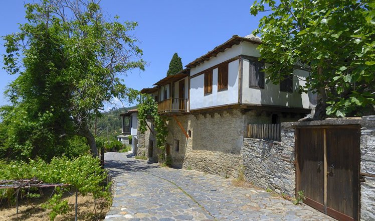 het dorp kazaviti op thassos