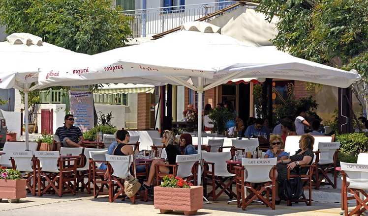 het dorp korissia op kea