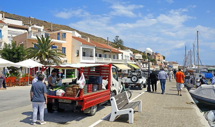 het dorp korissia op kea