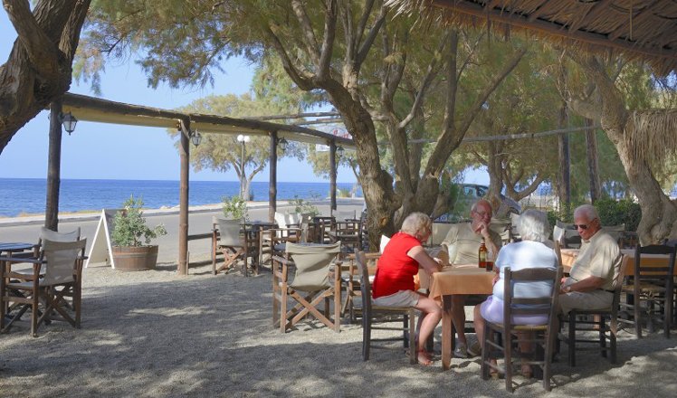 het dorp kamisiana op west-kreta