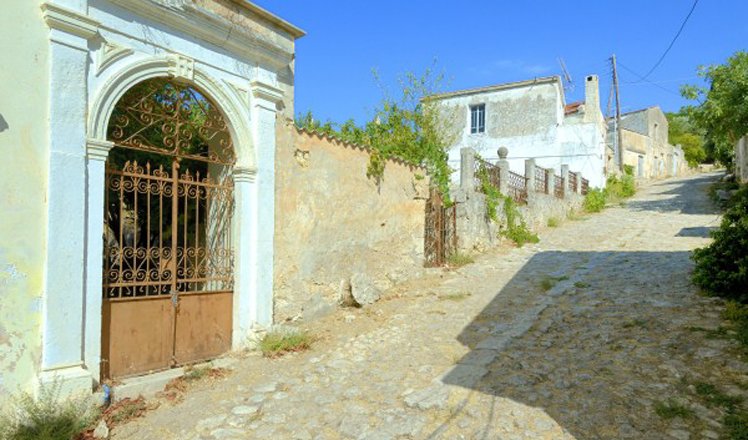 het dorp vamos op west-kreta