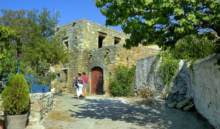 het dorp vamos op west-kreta