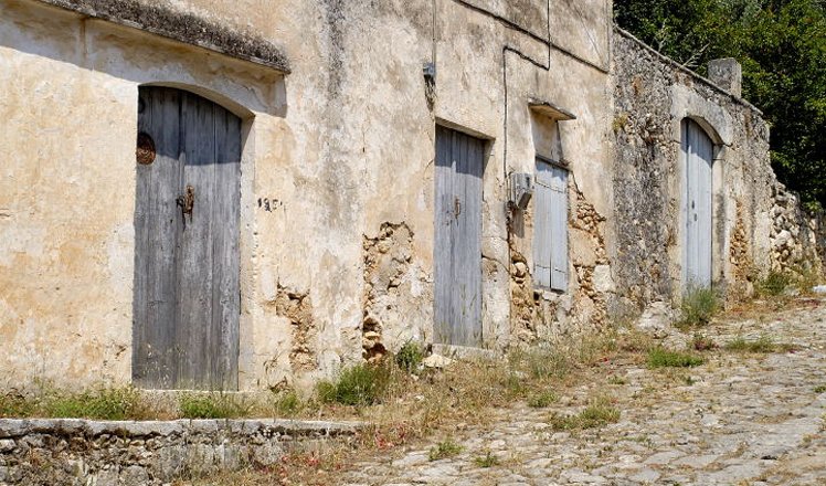 het dorp vamos op west-kreta