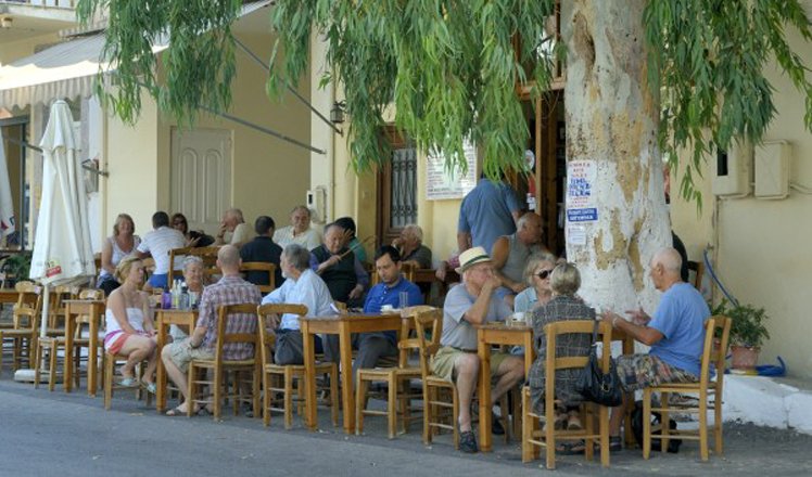 het dorp vamos op west-kreta