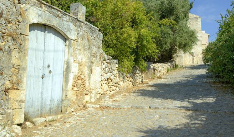 het dorp vamos op west-kreta