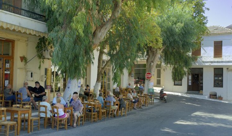 het dorp vamos op west-kreta