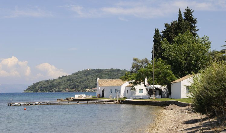 het dorp messongh op corfu 