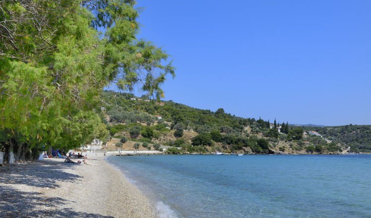 het dorp kerveli op samos 