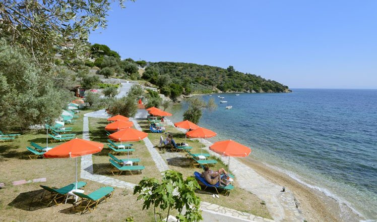 het dorp kerveli op samos