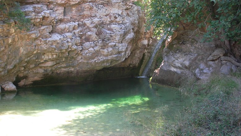 De watervallen Milopotamos op Kythira_4