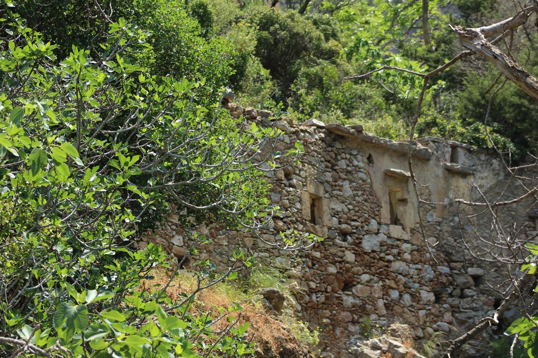 Milopotamos watervallen