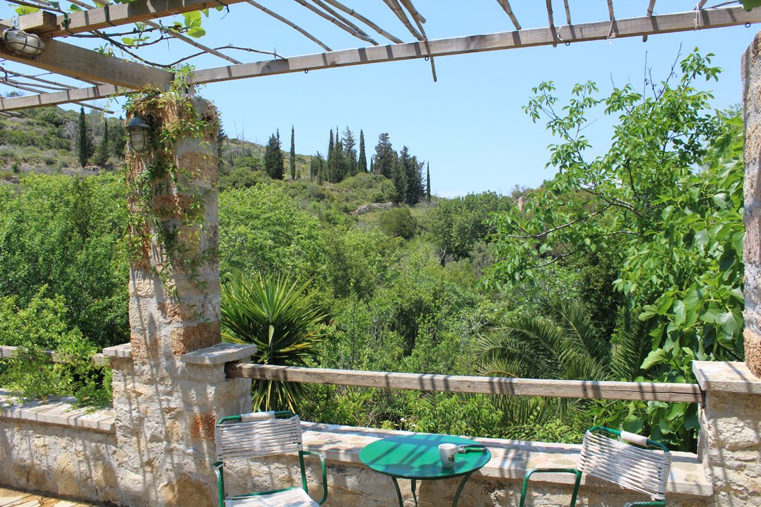 Milopotamos watervallen