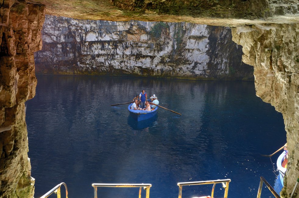 Meer van Melissani op Kefalonia
