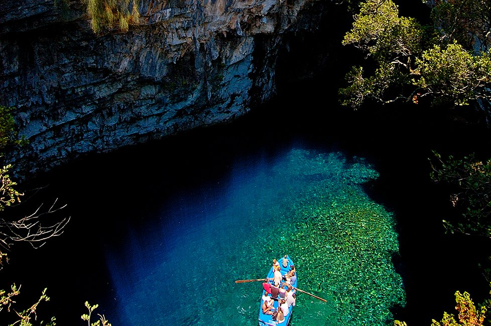 Meer van Melissani op Kefalonia