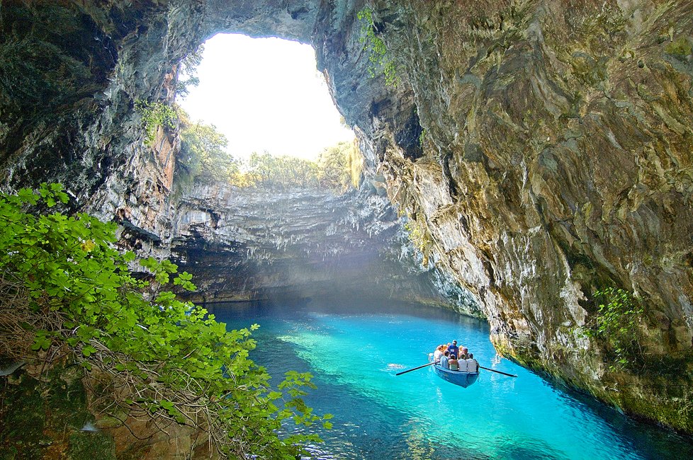 Meer van Melissani op Kefalonia