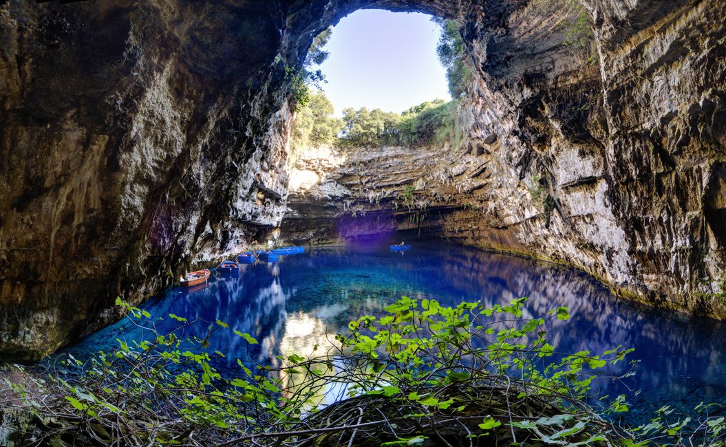 Meer van Melissani op Kefalonia
