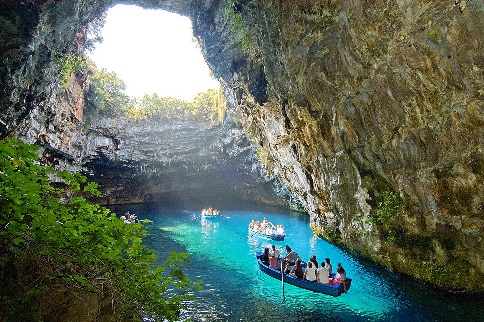 Meer van Melissani op Kefalonia